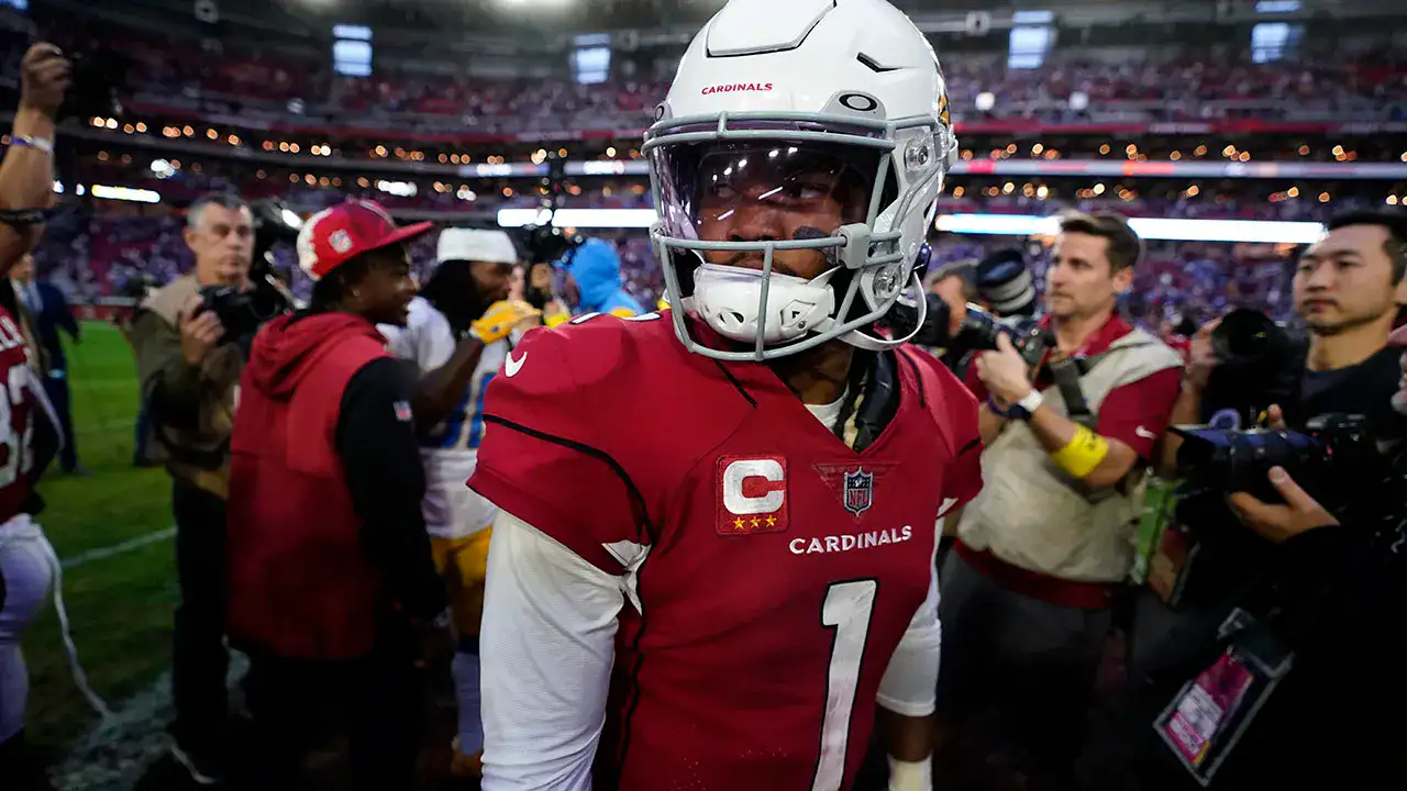 Kyler Murray was carted off the field with a knee injury